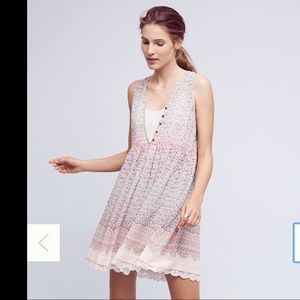 Anthropologie Maeve Violletta Baby Doll Dress